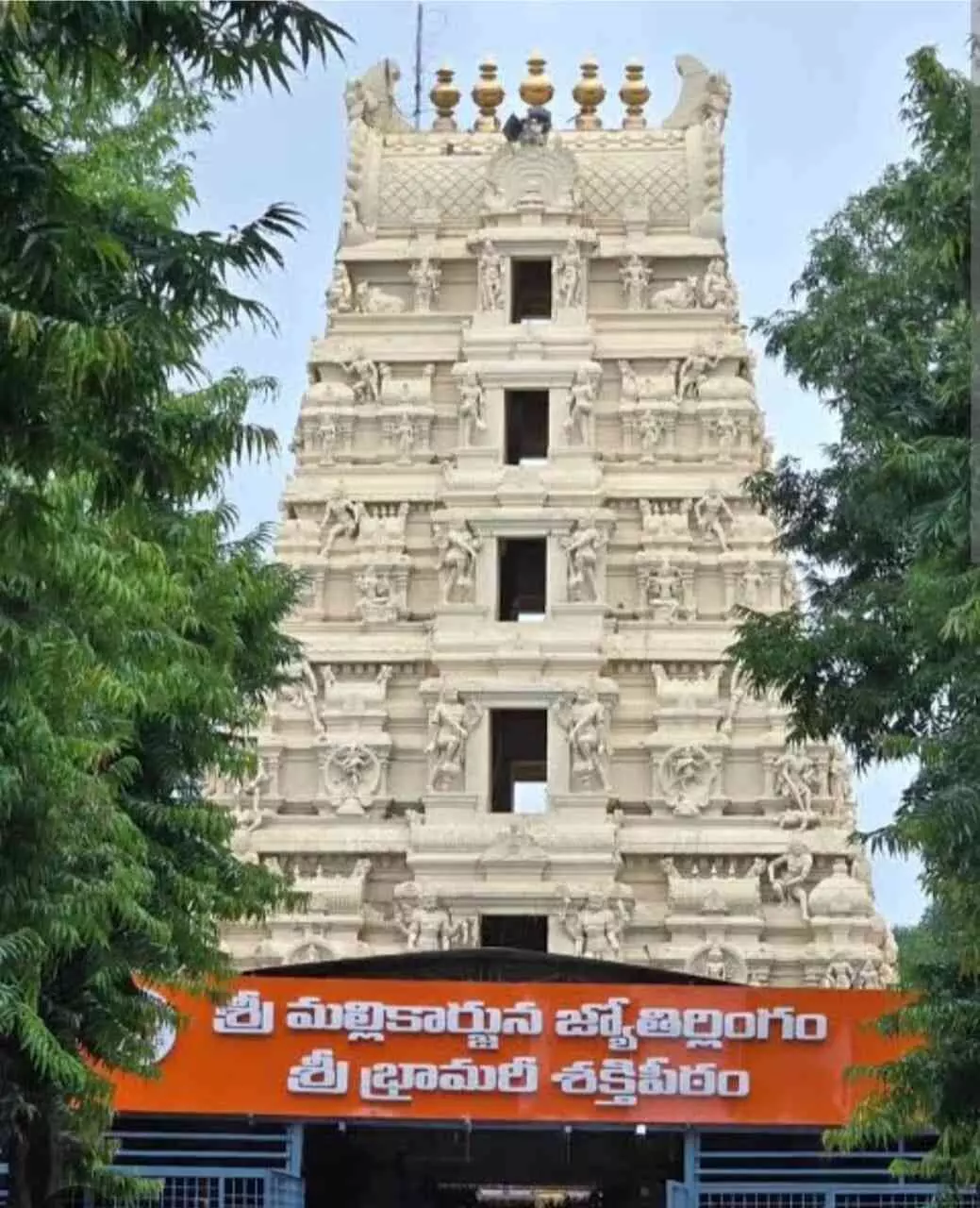 భక్తులతో క్రిక్కిరిసిన శ్రీశైల మల్లన్న ఆలయం భక్తులతో క్రిక్కిరిసిన శ్రీశైల మల్లన్న ఆలయం