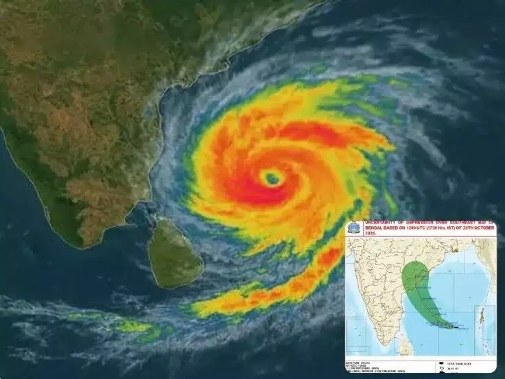 ఏపీ కి మొంథా తుపాను ముప్పు తప్పదా? ఏపీ కి మొంథా తుపాను ముప్పు తప్పదా?