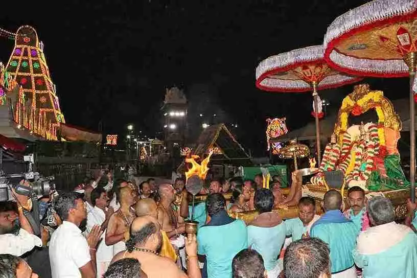 తిరుమలలో దర్శనమిచ్చిన ఉగ్రశీనివాసమూర్తి.. తిరుమలలో దర్శనమిచ్చిన ఉగ్రశీనివాసమూర్తి..