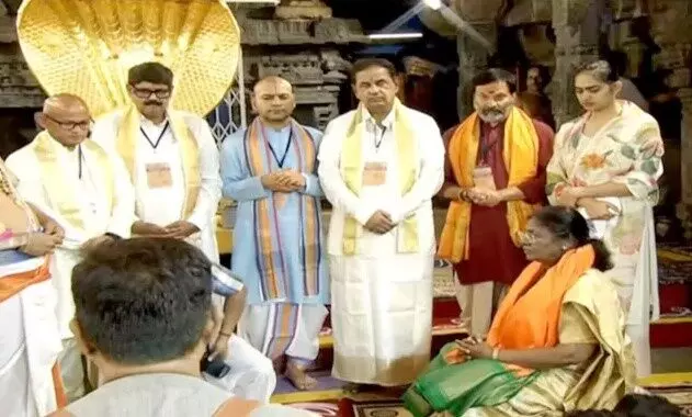 రాష్ట్రపతి ద్రౌపది ముర్ము తిరుమల పర్యటన దృశ్యమాలిక