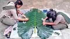 ఆకుపై భారత రాజ్యాంగం