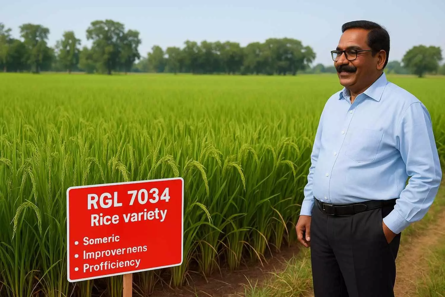 తుపాన్లకూ తలవంచని వరి వంగడం-RGL 7034