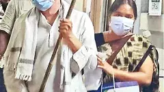 రోగిగా ఐఏఎస్, వృద్ధుడిగా సూపరింటెండెంట్..జీజీహెచ్‌లో దడ!