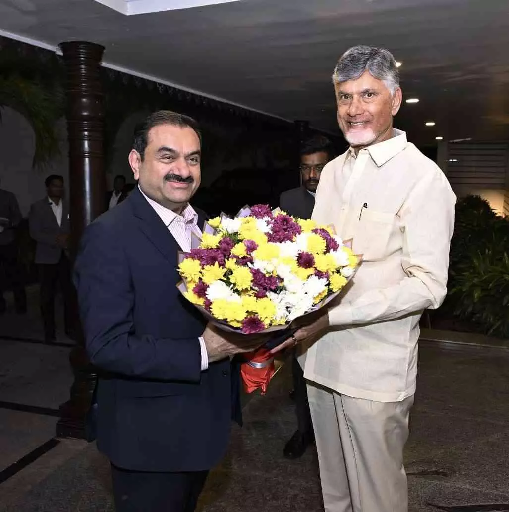 చంద్రబాబుతో అదానీ భేటీ