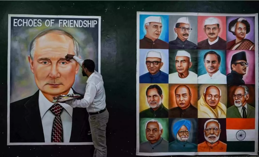 నేడు భారత్ కు రానున్న వ్లాదిమిర్ పుతిన్