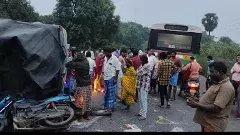 చిత్తూరు వద్ద  ప్రమాదానికే.. ప్రమాదం..