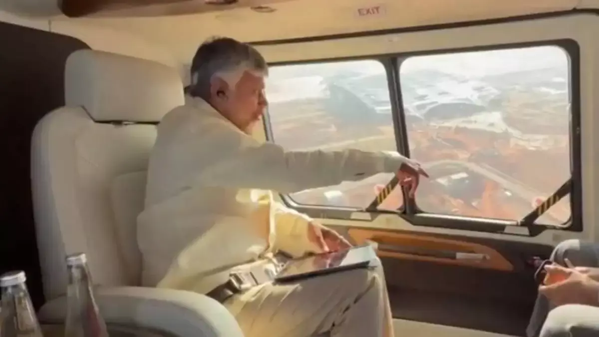 ఉత్తరాంధ్ర ప్రాజెక్టులపై చంద్రబాబు విహంగ వీక్షణం!