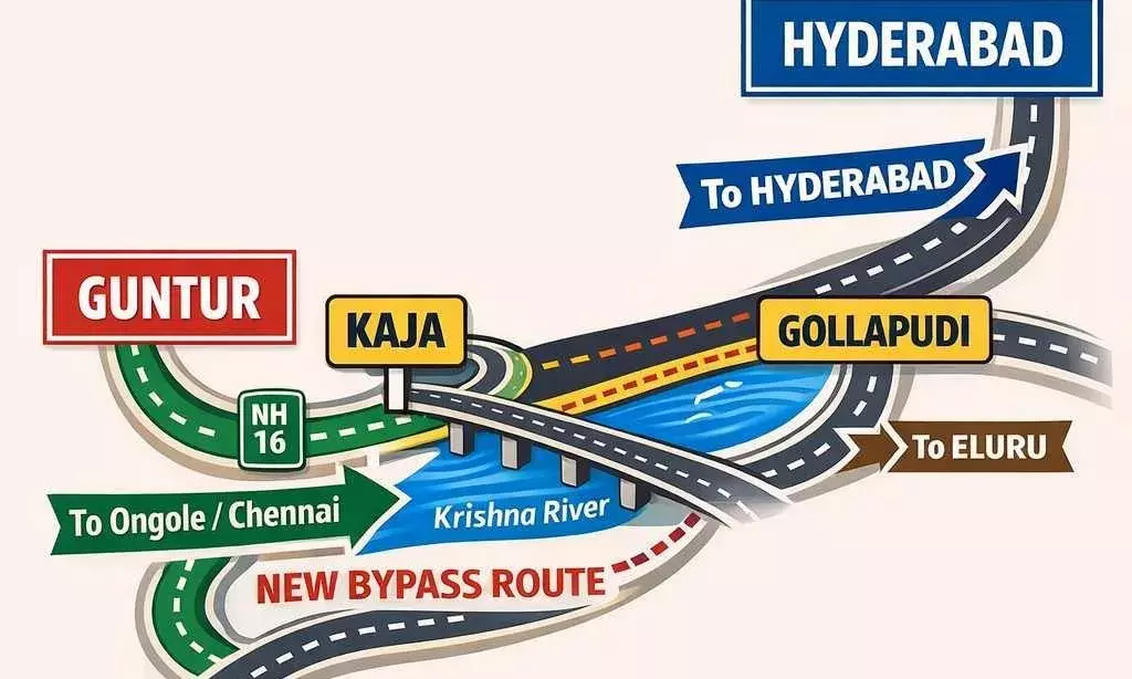 విజయవాడలోకి వెళ్లకుండానే హైదరాబాద్ హైవే ఎక్కేయండిలా..