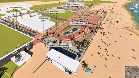 సూర్యలంక బీచ్ కు కొత్త కళ