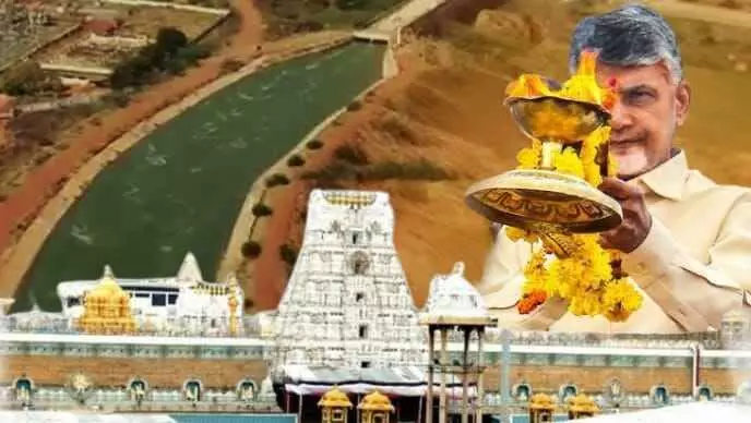 ఏడాదిలో.. శ్రీవారి చెంతకు కృష్ణా జలాలు.. ఏడాదిలో.. శ్రీవారి చెంతకు కృష్ణా జలాలు..