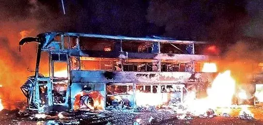 నంద్యాల జిల్లాలో మృత్యుఘోష.. ముగ్గురు సజీవ దహనం