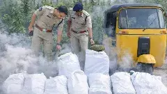 స్మగ్లర్ల బుర్రకు పదునెక్కువ..! ఉల్లిపాయల మాటున గాంజా ఘాటు