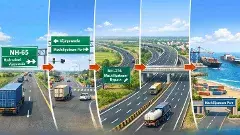 మచిలీపట్నం పోర్టుకు వెళ్లే రహదారి