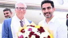 Bill Gates with Nara lokesh