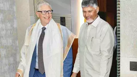 చంద్రబాబుకు బిల్ గేట్స్ కితాబు