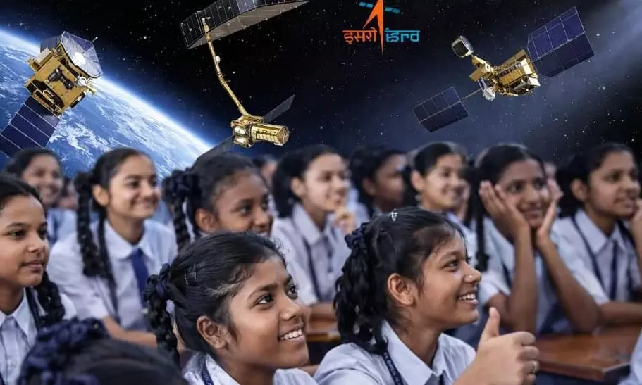 ISRO | విద్యార్థుల ఆలోచనలకు రెక్కలు తొడుగుతాం.. ISRO | విద్యార్థుల ఆలోచనలకు రెక్కలు తొడుగుతాం..