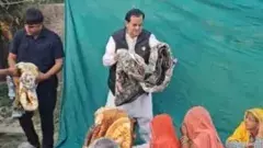 ముస్లిం మ‌హిళ‌ల‌కు దుప్ప‌ట్ల పంపిణీపై వివాదం