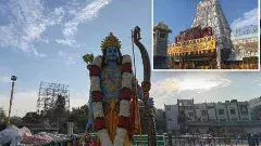 తిరుమల: ఆలయంలో పది టన్నుల పుష్పాలతో  అలంకరణ