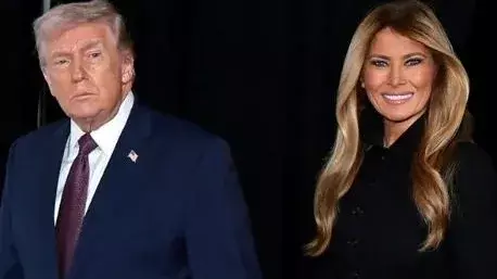 Donald Trump With his wife Melania
