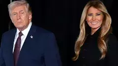 Donald Trump With his wife Melania