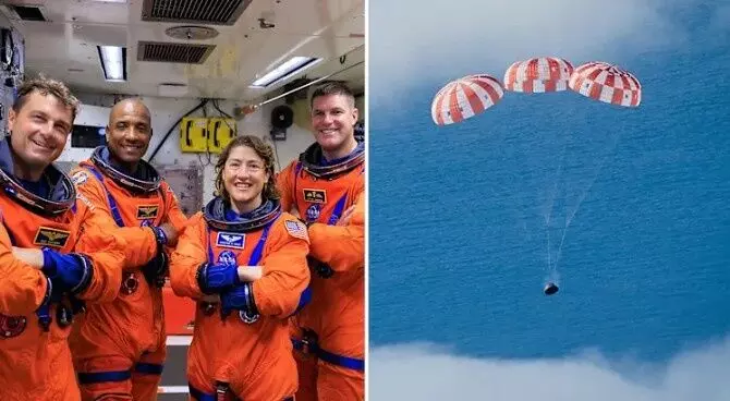 ఆర్టిమిస్ వీరులారా, మీకు స్వాగతం! క్షేమంగా తిరిగొచ్చిన ఆస్ట్రోనాట్స్! ఆర్టిమిస్ వీరులారా, మీకు స్వాగతం! క్షేమంగా తిరిగొచ్చిన ఆస్ట్రోనాట్స్!