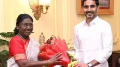 రాష్ట్రపతిని కలిసి కృతజ్ఞతలు తెలిపిన లోకేశ్ బృందం